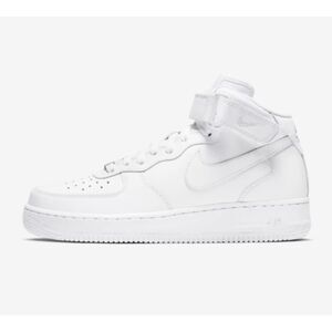 Nike Air Force 1 '07 Mid White/White/White Size 6 Youth / 7-8 Women